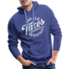 Inhale Tacos Exhale Negativity Men’s Premium Hoodie - royal blue