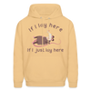 If I Lay Here If I Just Lay Here Opossum Men's Hoodie