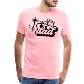 One Fly Dad Fly Fishing Men's Premium T-Shirt