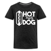 Hot Diggity Dog Funny Grilling Kids' Premium T-Shirt - charcoal grey