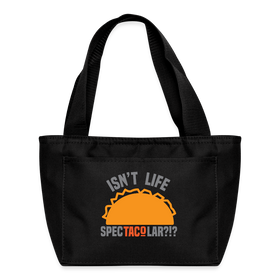 Isn't Life SpecTacolar?!? Funny Taco Food Pun Lunch Bag