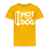Hot Diggity Dog Funny Grilling Toddler Premium T-Shirt - sun yellow