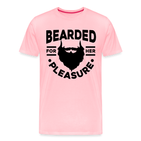 Bearded for Her Pleasure Funny Men's Premium T-Shirt