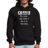 Coffee The Most Important Meal of the Day Funny Men's Hoodie