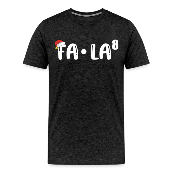 Fa-La Funny Christmas Men's Premium T-Shirt - charcoal grey