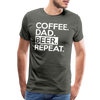 Coffee. Dad. Beer, Repeat. Funny Men's Premium T-Shirt