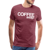 Funny Coffee ASAP! Men's Premium T-Shirt - heather burgundy