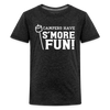 Camper's Have S'More Fun! Funny Camping Kids' Premium T-Shirt - charcoal grey
