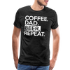 Coffee. Dad. Beer, Repeat. Funny Men's Premium T-Shirt