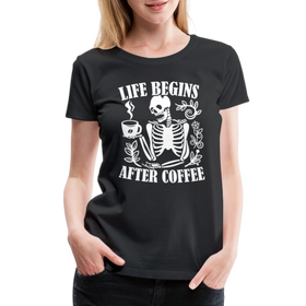 Life Begins After Coffee Women’s Premium T-Shirt