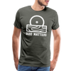 Size Matters Saw Funny Men's Premium T-Shirt - asphalt gray