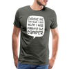 Forgive Me Parking Camper Funny Men's Premium T-Shirt - asphalt gray