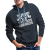 The Coolest Dads Have Tattoos and Beards Men’s Premium Hoodie - navy