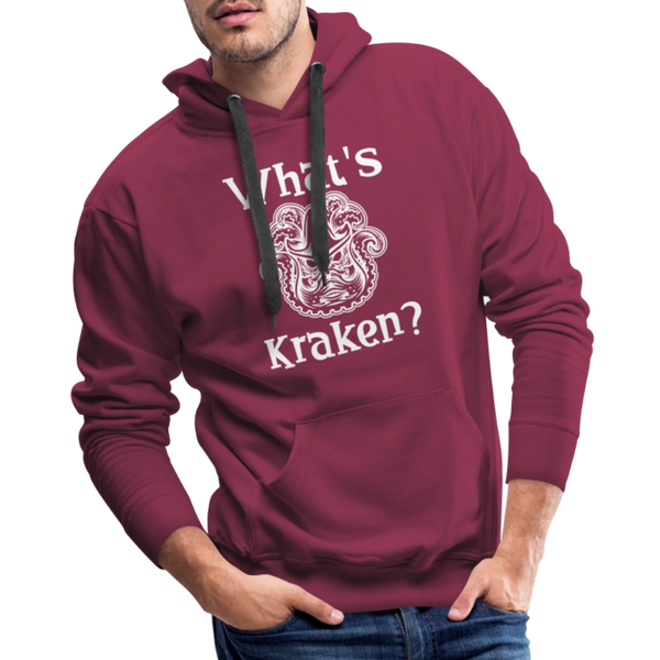 What's Kraken? Men’s Premium Hoodie - burgundy