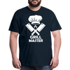 Grill Master BBQ Men's Premium T-Shirt - deep navy