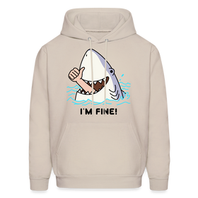 I'm Fine Shark Men's Hoodie