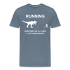 Running Motivation Dinosaur Men's Premium T-Shirt