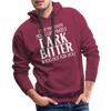 I Like My Coffee How I Like Myself Dark, Bitter and Too Hot For You Men’s Premium Hoodie - burgundy