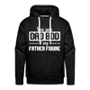 You Say Dad Bod I Say Father Figure Funny Fathers Day Men’s Premium Hoodie - charcoal grey