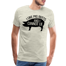 I Like Pig Butts and I Cannot Lie Funny BBQ Men's Premium T-Shirt