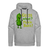 Guess What? Pickle Butt! Funny Men’s Premium Hoodie - heather grey