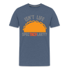 Isn't Life SpecTacolar?!? Funny Taco Food Pun Kids' Premium T-Shirt - heather blue