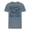 Screaming is Self Care Possum Funny Men's Premium T-Shirt