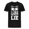 I Like Pig Butts and I Cannot Lie Funny BBQ Men's Premium T-Shirt - black