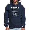 Coffee The Most Important Meal of the Day Funny Men's Hoodie
