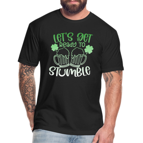 Let's Get Ready To Stumble Fitted Cotton/Poly T-Shirt by Next Level