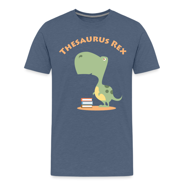 Thesaurus Rex Men's Premium T-Shirt - heather blue