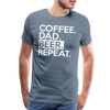 Coffee. Dad. Beer, Repeat. Funny Men's Premium T-Shirt