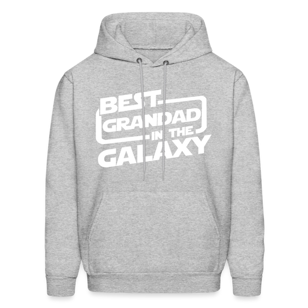 Best Grandad In The Galaxy Gildan Heavy Blend Adult Hoodie - heather gray