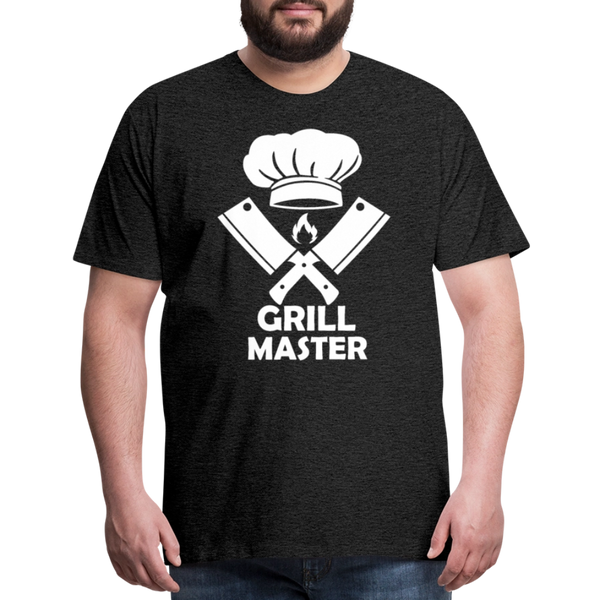 Grill Master BBQ Men's Premium T-Shirt - charcoal grey