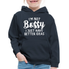 I'm Not Bossy I Just Have Better Ideas Funny Kids‘ Premium Hoodie