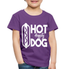 Hot Diggity Dog Funny Grilling Toddler Premium T-Shirt - purple