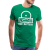 Size Matters Saw Funny Men's Premium T-Shirt - kelly green