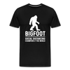 Bigfoot Social Distancing Champion of the World Men's Premium T-Shirt - black