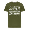 Sloth Running Team Champion Men's Premium T-Shirt
