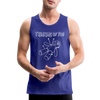 Thinking of You Voodoo Doll Men’s Premium Tank - royal blue