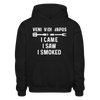 Veni Vidi Vapos I Came I Saw I Smoked: BBQ Smoker Gildan Heavy Blend Adult Hoodie