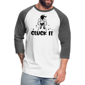 Cluck it Funny Chicken Baseball T-Shirt