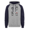 Rock, Paper, Scissors, Table Saw Funny Colorblock Hoodie