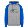 Parenting Style: Survivalist Unisex Colorblock Hoodie