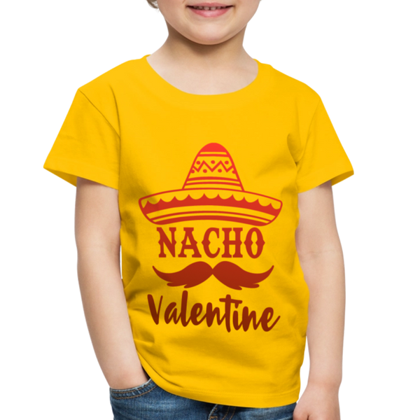 Nacho Valentine Toddler Premium T-Shirt - sun yellow