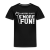 Camper's Have S'More Fun! Funny Camping Toddler Premium T-Shirt - black