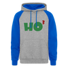 Ho to the Third Power Christmas Unisex Colorblock Hoodie