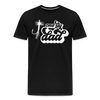One Fly Dad Fly Fishing Men's Premium T-Shirt - black