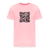 Rick Astley - Rick Roll QR Code Men's Premium T-Shirt - pink