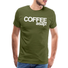 Funny Coffee ASAP! Men's Premium T-Shirt - olive green